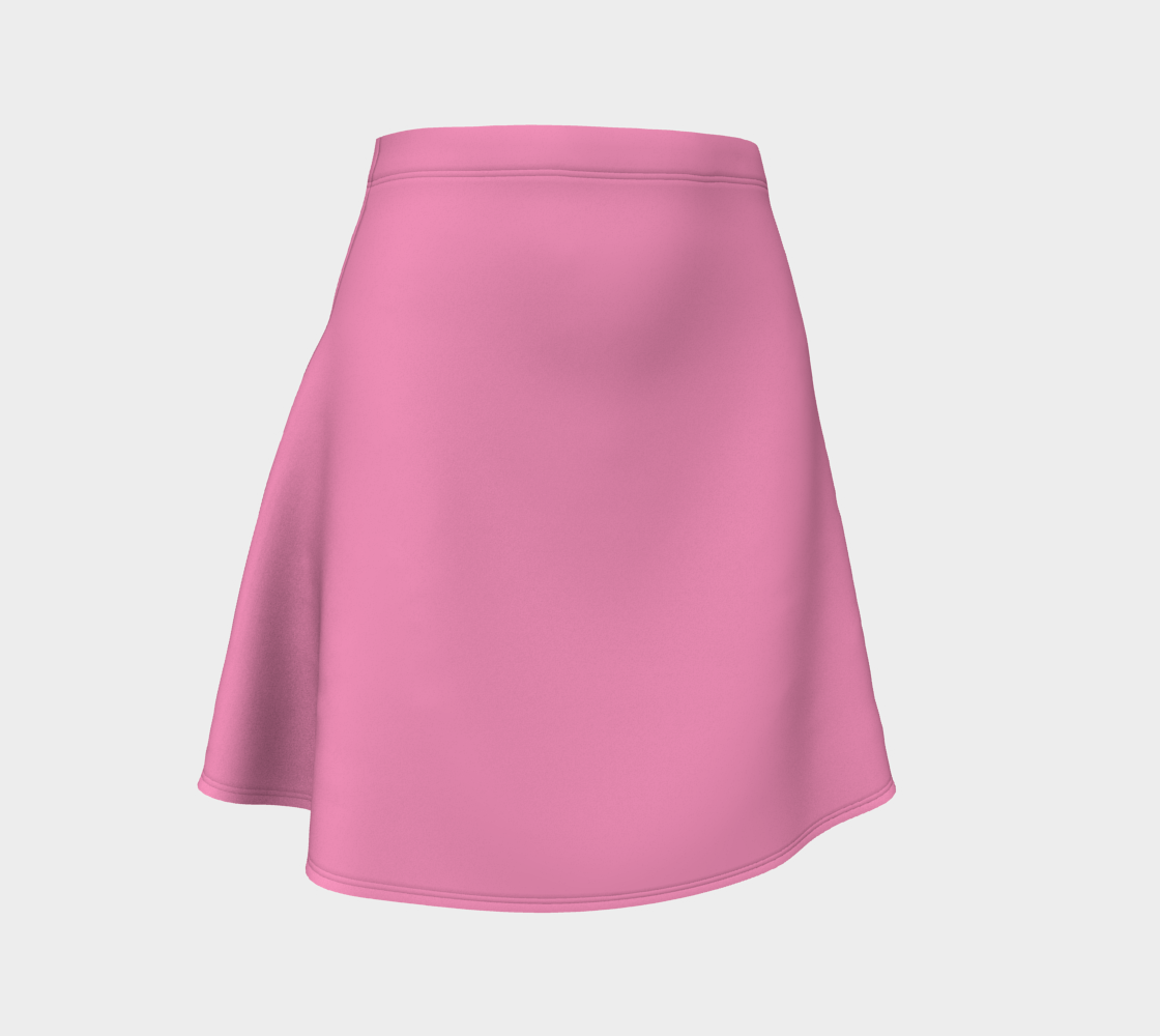 Solid Flare Skirt - Light Pink