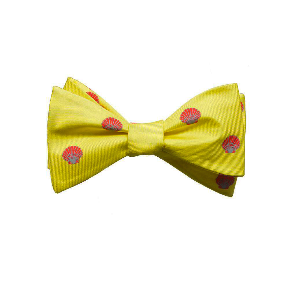 Sea Shell Bow Tie - Red, Printed Silk – SummerTies