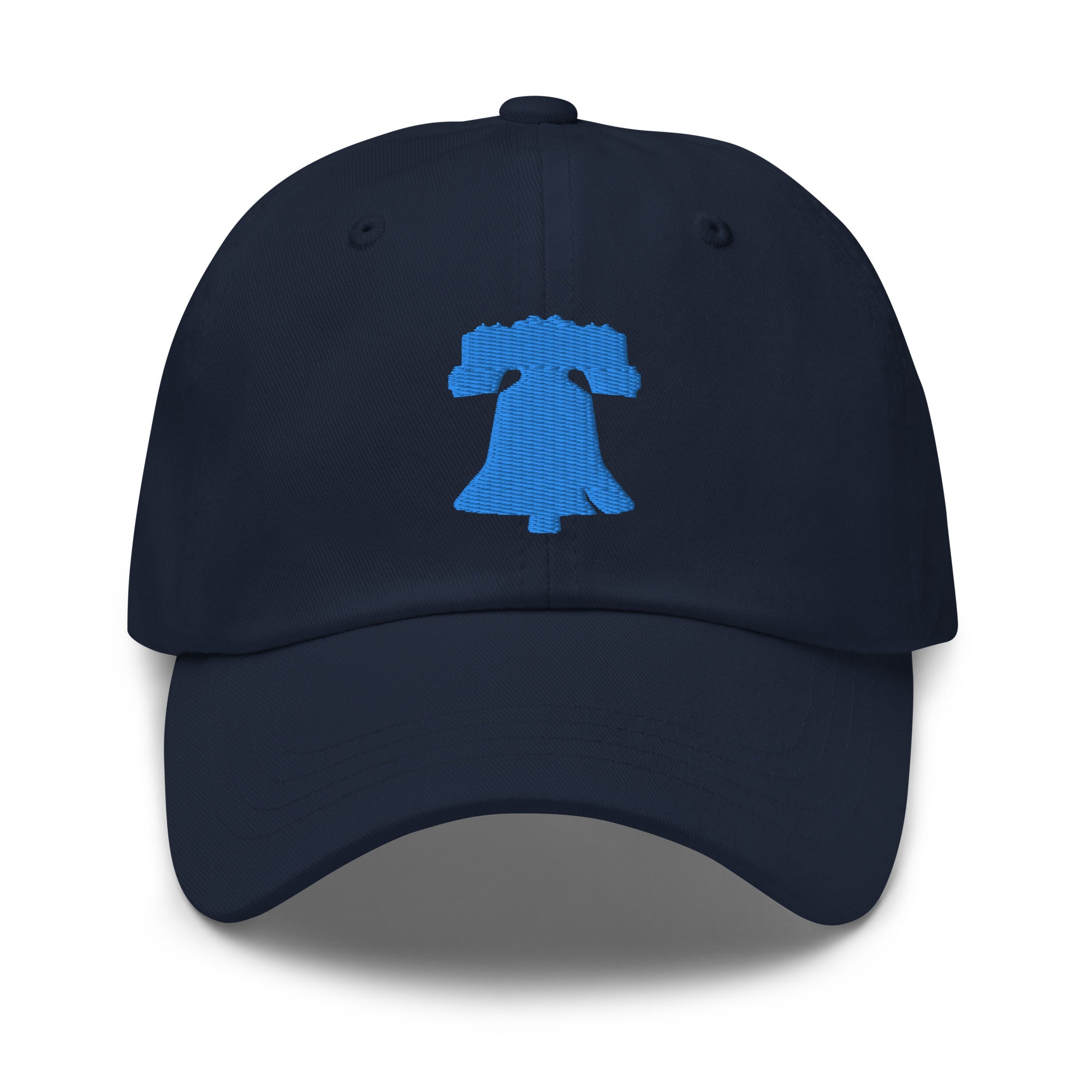 Philadelphia Liberty Bell Dad Hat Blue on Navy SummerTies